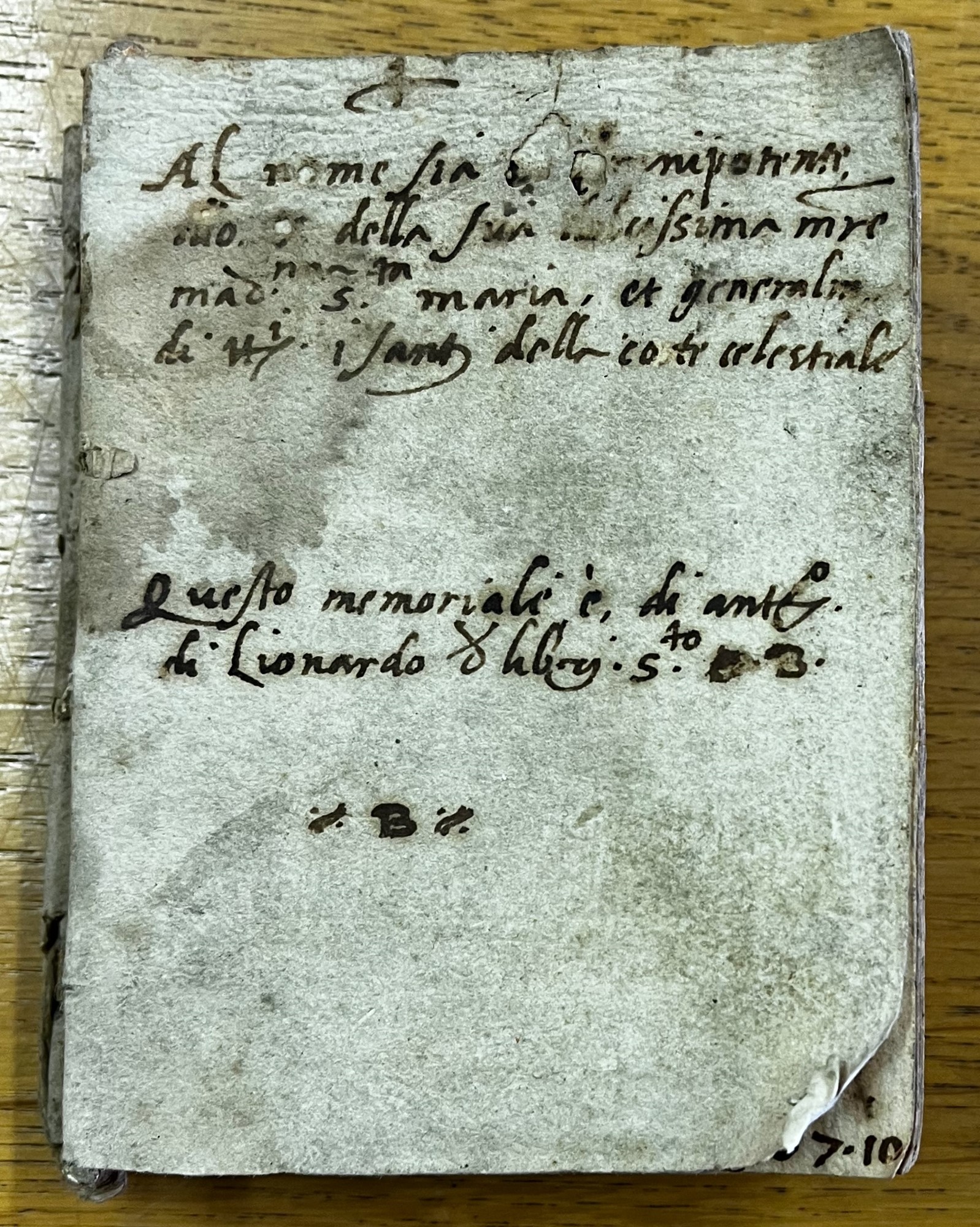 Antonio di Leonardo Libri suoi ricordi economici